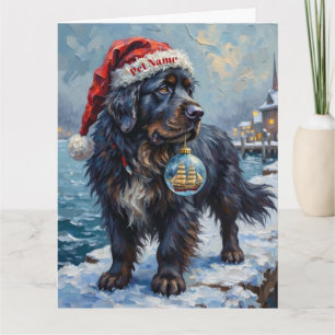 Newfoundland Gentle Christmas Rescue Kort