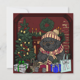 Newfoundland Grandma/Grandpa Julkort