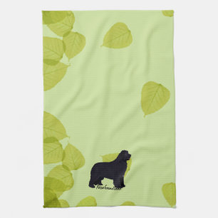 Newfoundland - gröntlövdesign kökshandduk