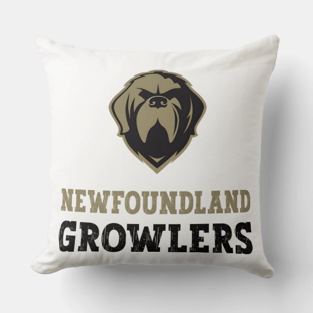 Newfoundland Growlers - Newfoundland Growler Kudde (Framsida)