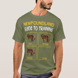 Newfoundland Guide to Training Hund Obedience T Shirt