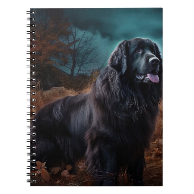 Newfoundland Halloween Scary Anteckningsbok (Framsidan)