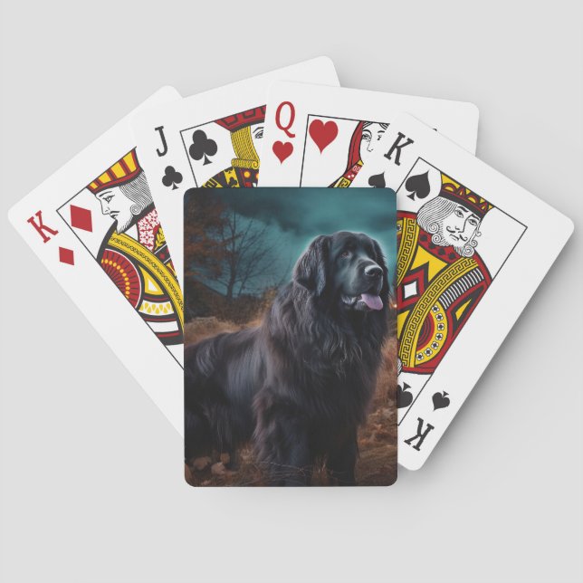 Newfoundland Halloween Scary Casinokort (Baksidan)