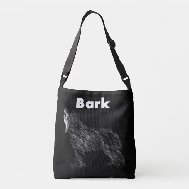 Newfoundland Halloween-väska - Bark Axelväska (Baksida)