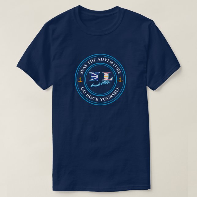 Newfoundland hav äventyr går sten dig t shirt (Design framsida)