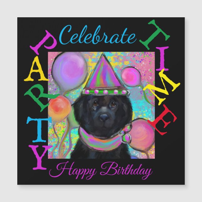 Newfoundland Hund (Framsida)