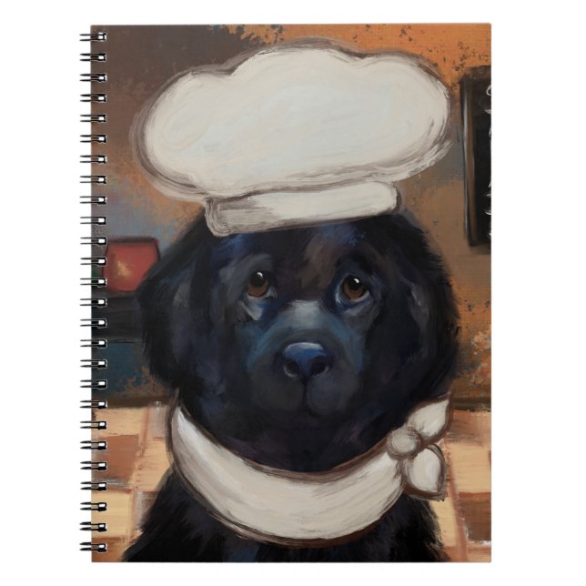 Newfoundland Hund Anteckningsbok (Framsidan)