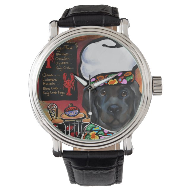 Newfoundland Hund Armbandsur (Framsida)