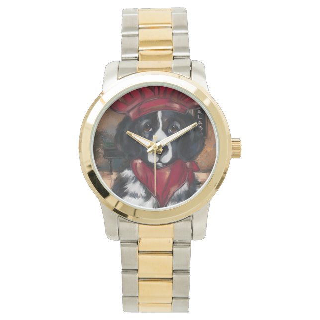 Newfoundland Hund Armbandsur (Framsida)