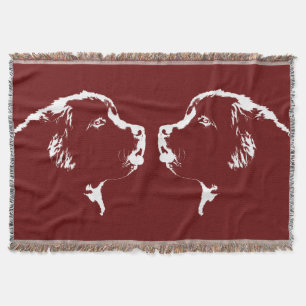 Newfoundland Hund Blanket Puppy Hund Throw Blanket Filt