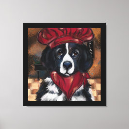 Newfoundland Hund    Canvastryck