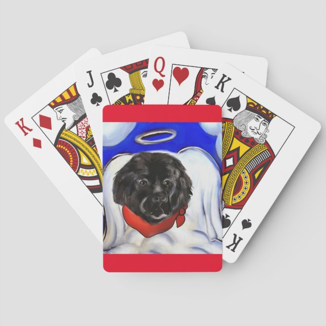 Newfoundland Hund Casinokort (Baksidan)