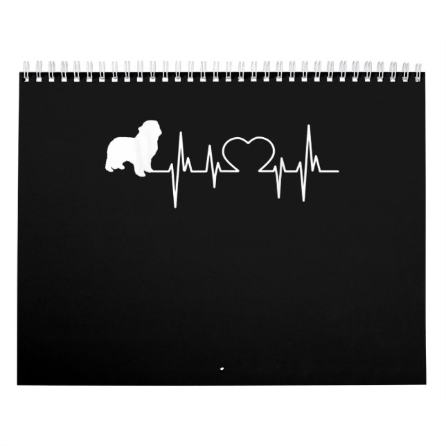 Newfoundland Hund design Gift | Hundägare Gift Kalender (Omslag)