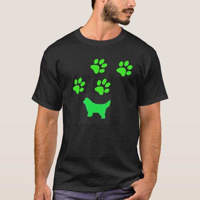 Newfoundland hund~ går all över mig skjortan t shirt (Framsida)