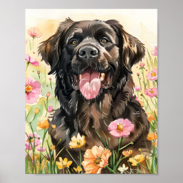 Newfoundland Hund Gentle Giant Poster Wall Art