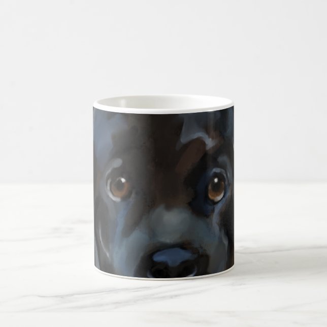 Newfoundland Hund Kaffemugg (Center)