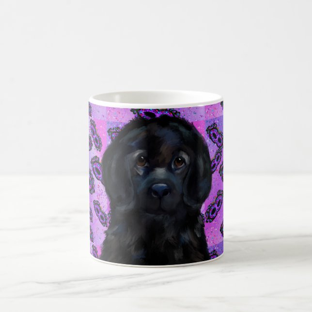 Newfoundland Hund Kaffemugg (Center)