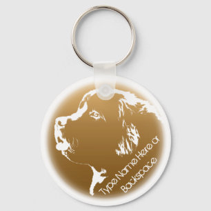 Newfoundland Hund Keychain Newfoundlander Art Gift Nyckelring