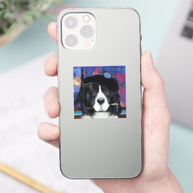 Newfoundland Hund Klistermärken (Telefon)
