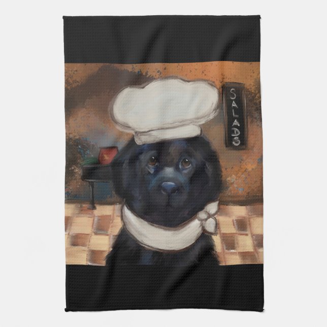 Newfoundland Hund Kökshandduk (Vertikal)