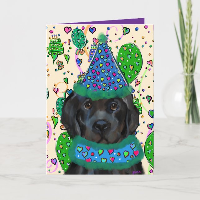 NEWFOUNDLAND HUND KORT (Framsida)
