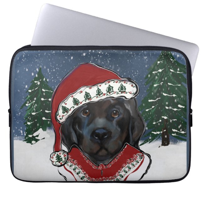 Newfoundland Hund   Laptop Fodral (Framsidan)