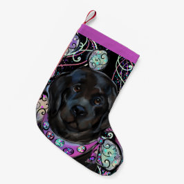 Newfoundland Hund Liten Julstrumpa