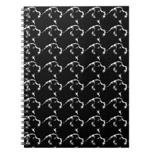 Newfoundland Hund Notebook Puppy Hund Bok Anteckningsbok Med Spiral