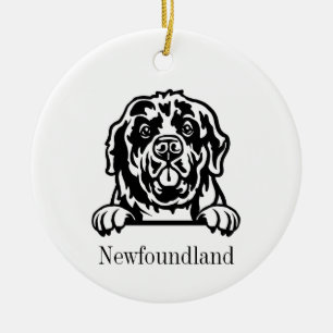 Newfoundland hund ornament