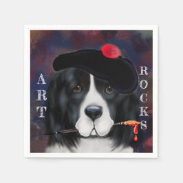 Newfoundland Hund Pappersservett