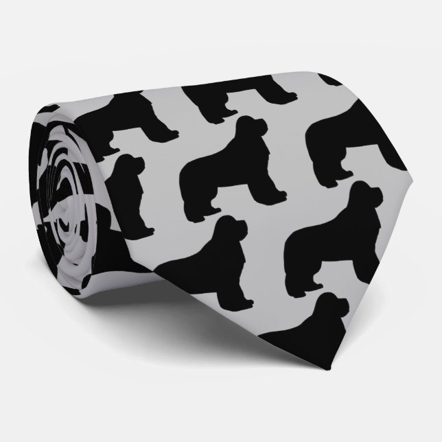 Newfoundland Hund Silhouette Slips (Rullad)