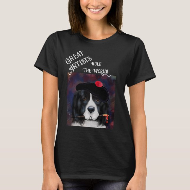 Newfoundland Hund T Shirt (Framsida)