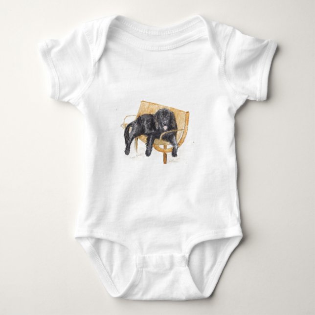 Newfoundland hund t-shirt (Framsida)