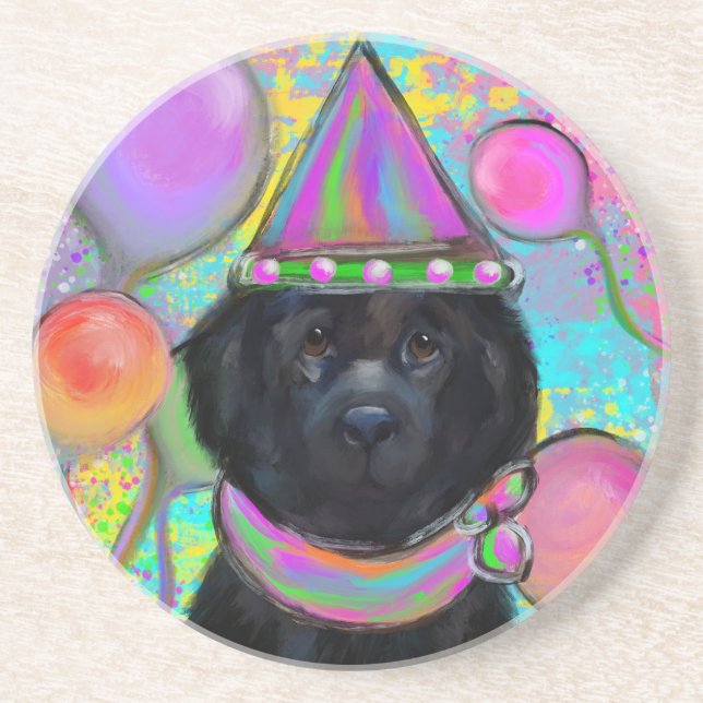 Newfoundland Hund Underlägg (Framsidan)