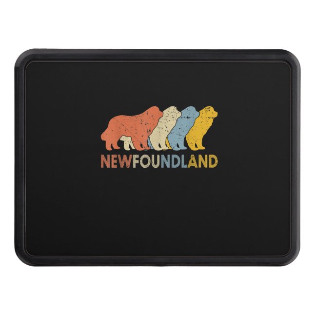 Newfoundland hund valentines day | Kärlek-dagspres Dragkroksskydd (Framsidan)