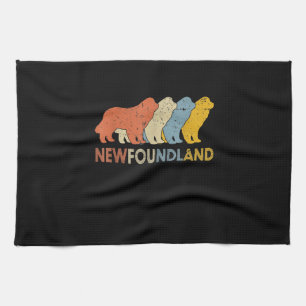 Newfoundland hund valentines day Kärlek-dagspres Kökshandduk