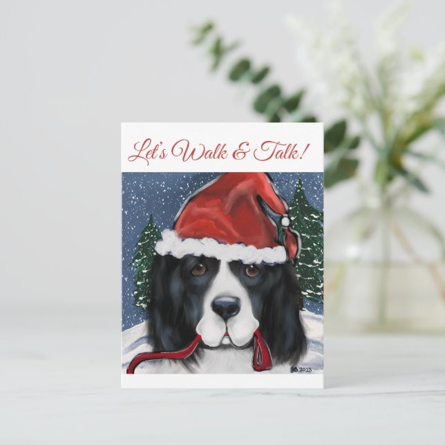 Newfoundland Hund Vykort (Stående Fram)