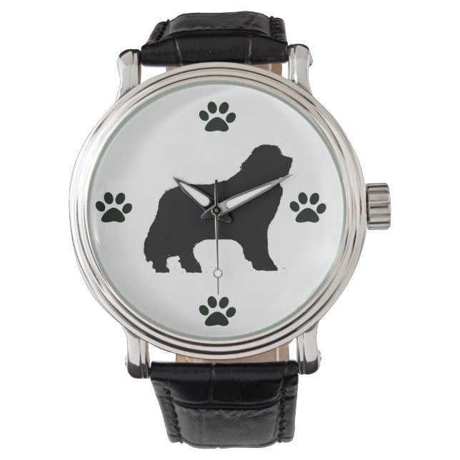 Newfoundland Hund Watch Armbandsur (Framsida)