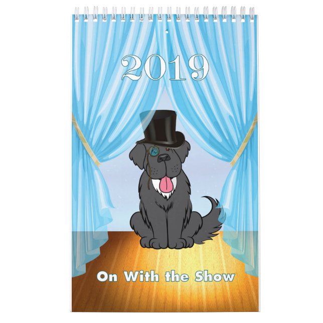 Newfoundland hundkalender 2019 kalender (Omslag)