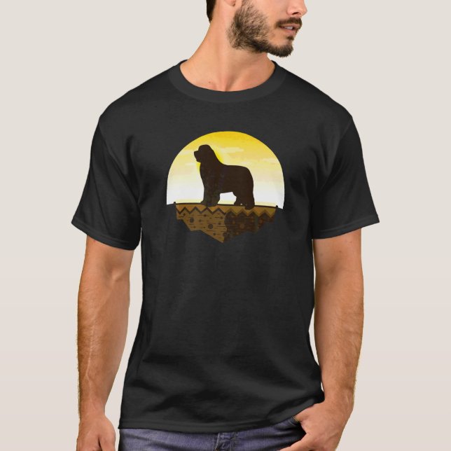 Newfoundland Hundras T Shirt (Framsida)