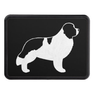 Newfoundland hundSilhouette - Landseer Dragkroksskydd