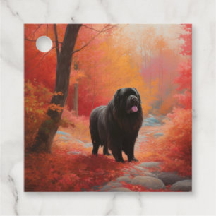 Newfoundland i Höst löv Fall Inspire Gåvor Etiketter
