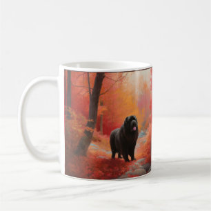 Newfoundland i Höst löv Fall Inspire Kaffemugg