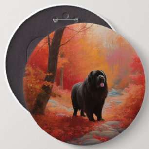 Newfoundland i Höst löv Fall Inspire Knapp