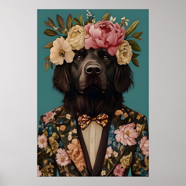 Newfoundland In Suit Poster, Newfoundland Poster (Framsidan)