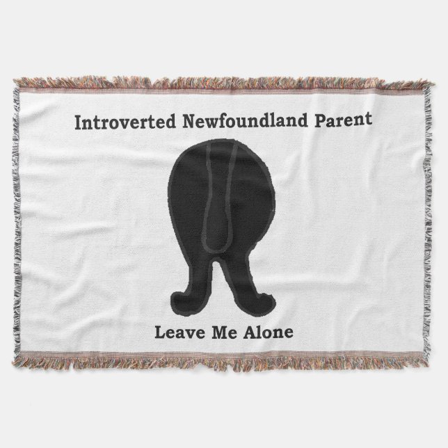 Newfoundland Introvert Förälder Filt (Framsidan)
