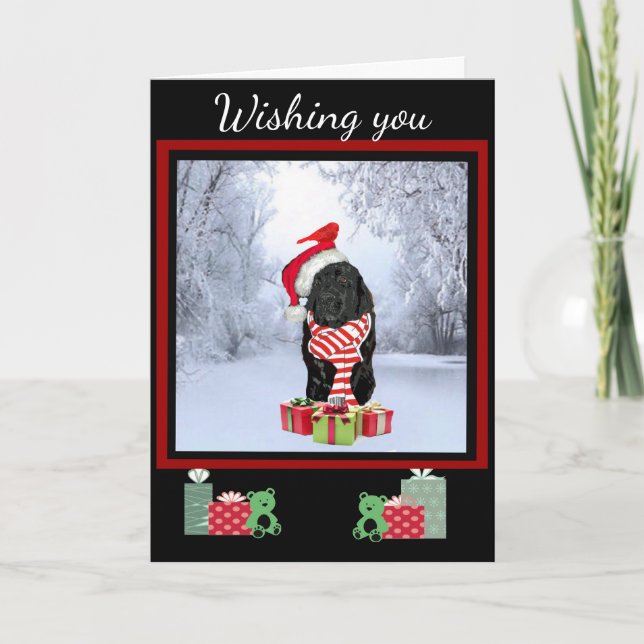 Newfoundland jul helgkort (Framsida)