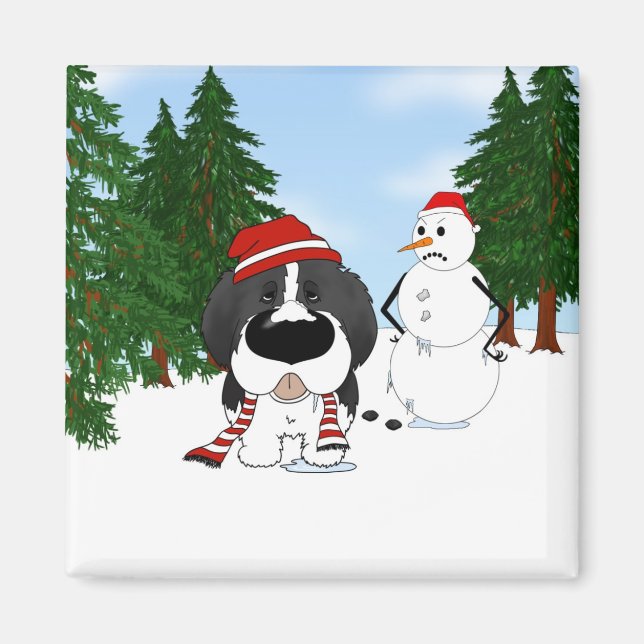 Newfoundland jul magnet (Framsidan)