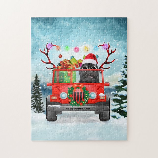 Newfoundland jul pussel (Vertikal)
