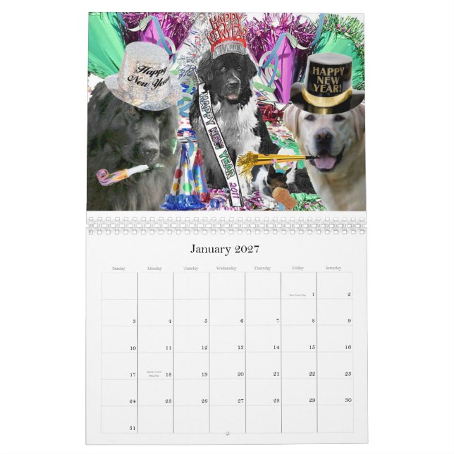 Newfoundland kalender (Jan 2027)